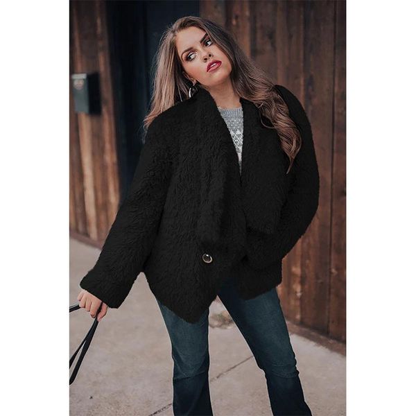 it is a seller in europe and america for women's warm, solid-color, lapel and long-sleeve overcoat, Black;brown
it is a seller in europe and america for women's warm, solid-color, lapel and long-sleeve overcoat, Black;brown