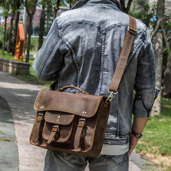 crazy horse натуральной кожи портфель для man 14 дюймов pc кожа коровы мужской посланники плеча сумки для ноутбука бизнес-офис сумка
crazy horse натуральной кожи портфель для man 14 дюймов pc кожа коровы мужской посланники плеча сумки для ноутбука бизнес-офис сумка