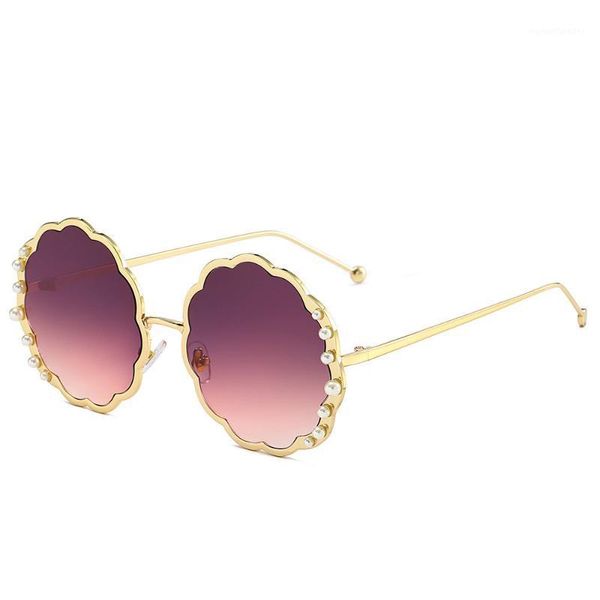 sunglasses ladies trend personality flower round frame fashion pearl dotted colorful ocean glasses1, White;black
sunglasses ladies trend personality flower round frame fashion pearl dotted colorful ocean glasses1, White;black