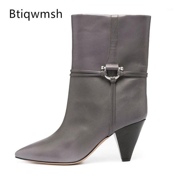 boots 2021 chic design ankle women pointed toe gray real leather metal decor spike high heel botas de mujer western cowboy boots1, Black
boots 2021 chic design ankle women pointed toe gray real leather metal decor spike high heel botas de mujer western cowboy boots1, Black