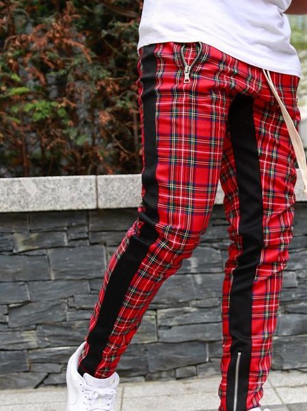mens casual trousers fashion trend camouflage plaid slim color matching feet casual trousers drop shipping good quality, Black
mens casual trousers fashion trend camouflage plaid slim color matching feet casual trousers drop shipping good quality, Black