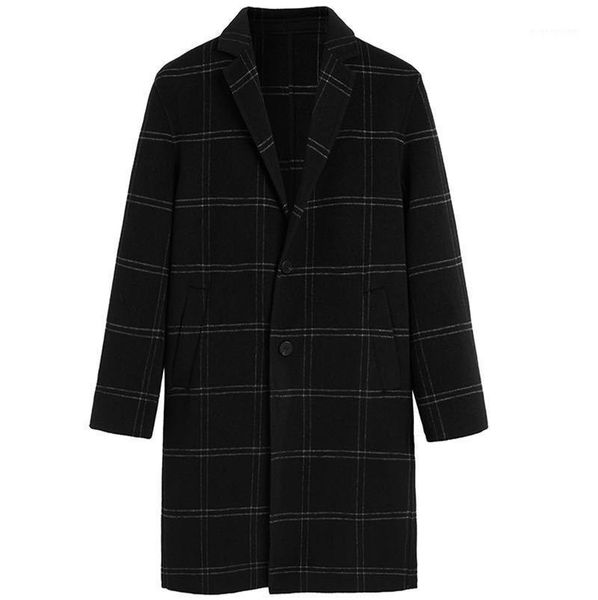 men's wool & blends fall / winter 2021 men's fashion business medium long double sided cashmere coat b1942011, Black
men's wool & blends fall / winter 2021 men's fashion business medium long double sided cashmere coat b1942011, Black