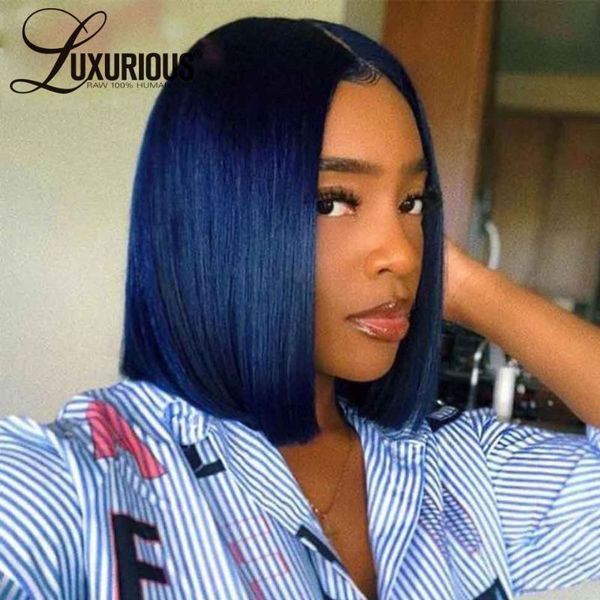 lace wigs 180 density short bob blue front human hair straight brazilian remy transparent blunt cut wig, Black;brown
lace wigs 180 density short bob blue front human hair straight brazilian remy transparent blunt cut wig, Black;brown