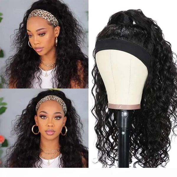 headband wig human hair for black women, glueless none lace front wig with headband attached curly silk headband full head wig for beginner, Black;brown
headband wig human hair for black women, glueless none lace front wig with headband attached curly silk headband full head wig for beginner, Black;brown