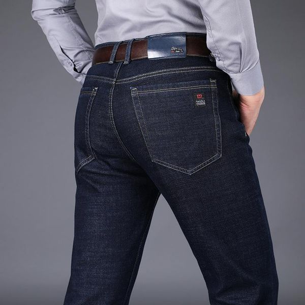 men's jeans 2021 spring autumn slim fit business fashion smart casual denim trousers stretch brand pants black blue,3389
men's jeans 2021 spring autumn slim fit business fashion smart casual denim trousers stretch brand pants black blue,3389