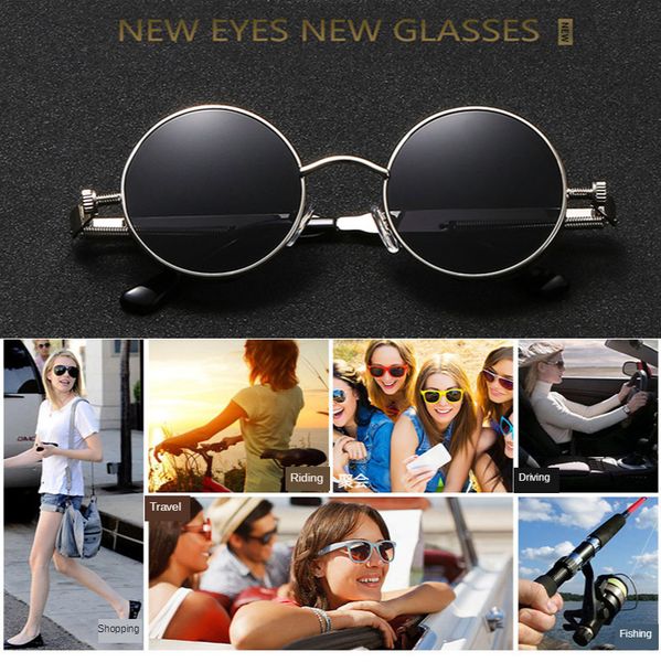 classic gothic steampunk sunglasses women klassnum brand designer vintage round metal frame sun glasses female male uv400
classic gothic steampunk sunglasses women klassnum brand designer vintage round metal frame sun glasses female male uv400