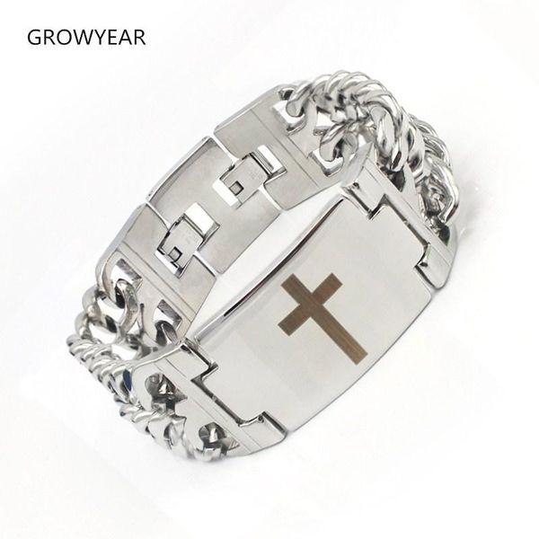 bangle silver color id bracelet men chain tag bracelets stainless steel fashion jewelry 1 piece laser/engrave logo, Black
bangle silver color id bracelet men chain tag bracelets stainless steel fashion jewelry 1 piece laser/engrave logo, Black