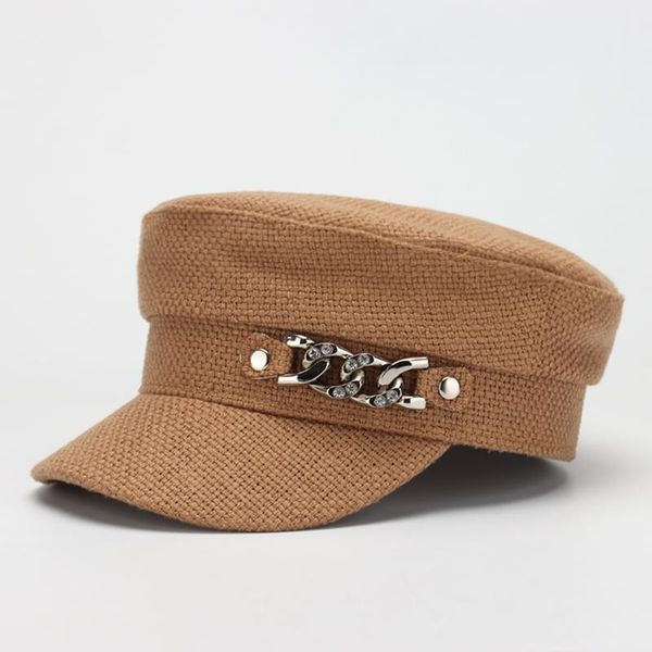 cokk military hat women flat cotton painter cap hats for women spring summer hat with silver chain korean fashion design swy bbybjj, Blue;gray
cokk military hat women flat cotton painter cap hats for women spring summer hat with silver chain korean fashion design swy bbybjj, Blue;gray
