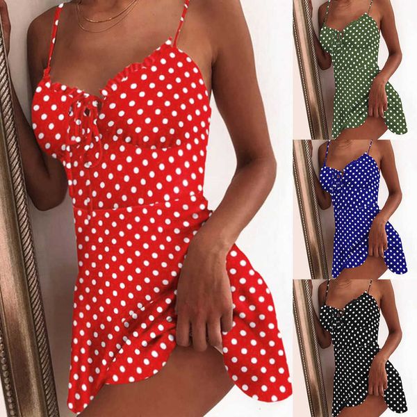 red v neck dot print self tie wrap women boho ruffle hem flare sleeve summer mini es vestidos, Black;gray
red v neck dot print self tie wrap women boho ruffle hem flare sleeve summer mini es vestidos, Black;gray