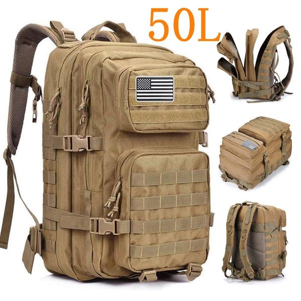 50l large capacity men army military tactical backpack 3p softback outdoor hiking camping rucksack hunting camping travel bag
50l large capacity men army military tactical backpack 3p softback outdoor hiking camping rucksack hunting camping travel bag