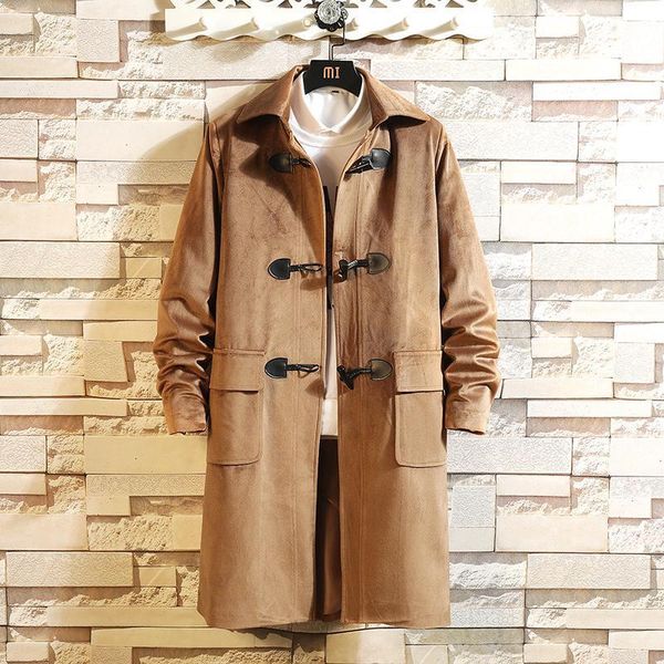 men's trench coats -5xl retro mens windbreaker winter long coat men vintage horn button sleeve for autumn streetwear clothes, Tan;black
men's trench coats -5xl retro mens windbreaker winter long coat men vintage horn button sleeve for autumn streetwear clothes, Tan;black