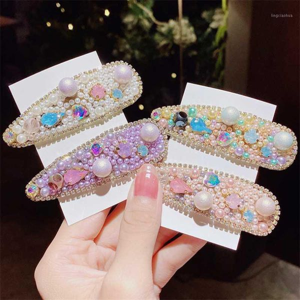 10pcs/lot korean simulated pearl hairpins girl waterdrop pearls hair clips bridal wedding barrettes hair jewelry accessories1, Slivery;white