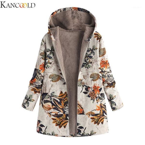 kancoold female jacket plush coat women's windbreaker warm outwear floral print hooded pockets vintage oversize coats plus size1, Tan;black
kancoold female jacket plush coat women's windbreaker warm outwear floral print hooded pockets vintage oversize coats plus size1, Tan;black