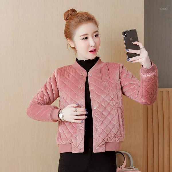 pleuche cotton short fund small loose coat woman 2019 easy cotton-padded clothes keep warm bread coat you1, Black
pleuche cotton short fund small loose coat woman 2019 easy cotton-padded clothes keep warm bread coat you1, Black