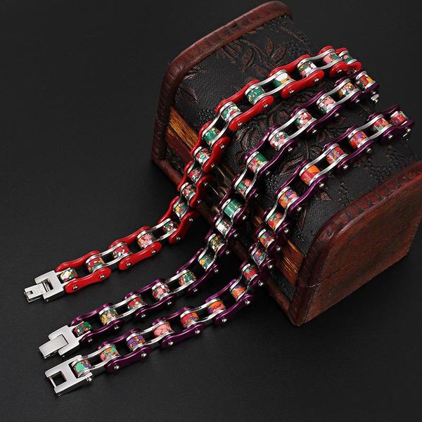 bicycle chain men bracelet titanium steel color titanium steel bracelet tide men jewelry wholesale, Black
bicycle chain men bracelet titanium steel color titanium steel bracelet tide men jewelry wholesale, Black
