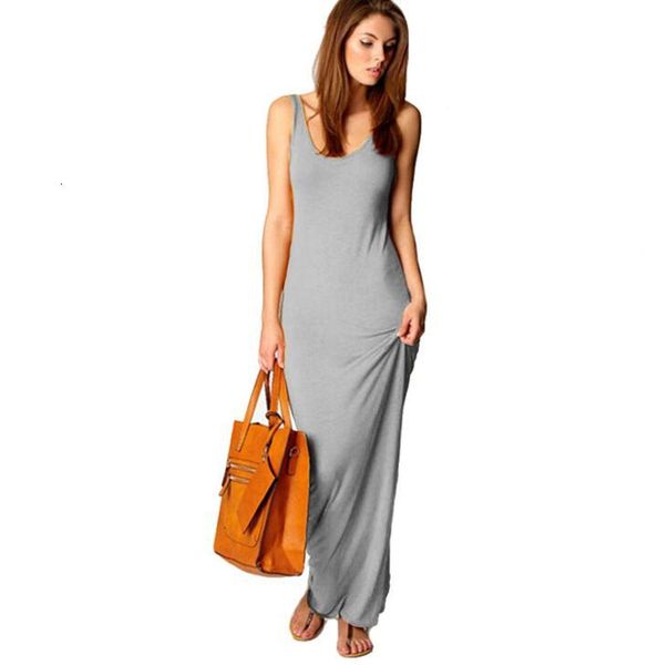 new summer designer dress womens elegant fashion club vest tank party dresses long maxi dress plus size robe shelala, Black;gray
new summer designer dress womens elegant fashion club vest tank party dresses long maxi dress plus size robe shelala, Black;gray