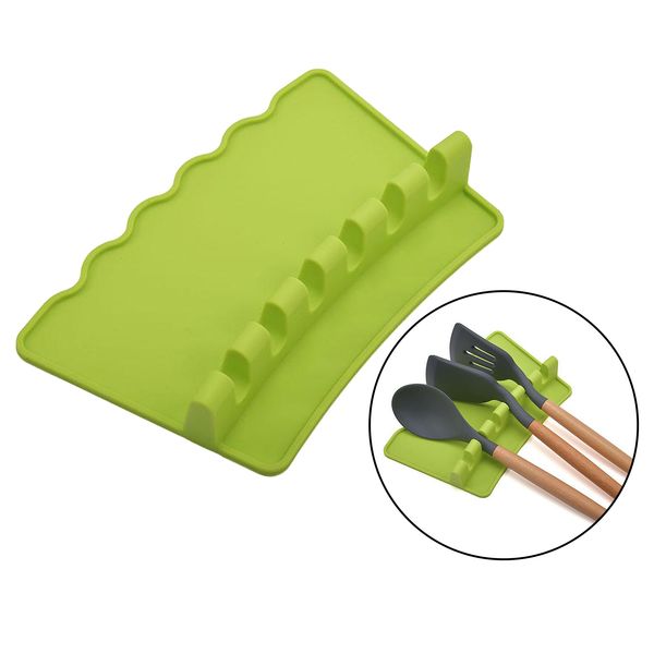 kitchen utensil rest - silicone heat resistant ladle fork mat spoon rest ladle spoon holder
kitchen utensil rest - silicone heat resistant ladle fork mat spoon rest ladle spoon holder