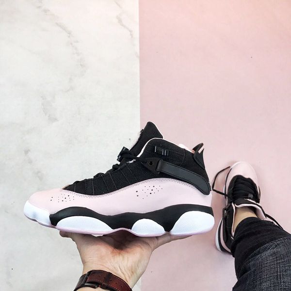 new 6 rings cherry blossoms women basketball shoes classic alternate pink black ladies sneakers sports shoes size 5.5-8.5, White;red
new 6 rings cherry blossoms women basketball shoes classic alternate pink black ladies sneakers sports shoes size 5.5-8.5, White;red
