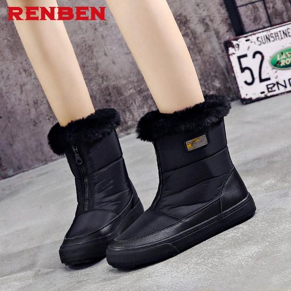 women boots non-slip waterproof winter ankle snow boots women platform winter shoes with thick fur botas mujer, Black
women boots non-slip waterproof winter ankle snow boots women platform winter shoes with thick fur botas mujer, Black