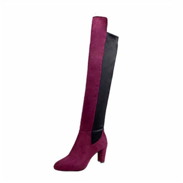 2021 new size 34-43 spring ladies over the knee boots female chamois thick long boot women's high heel shoes 0cyd, Black
2021 new size 34-43 spring ladies over the knee boots female chamois thick long boot women's high heel shoes 0cyd, Black