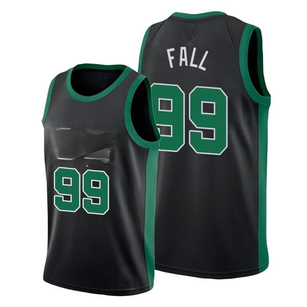 men tacko fall basketball jersey, Black