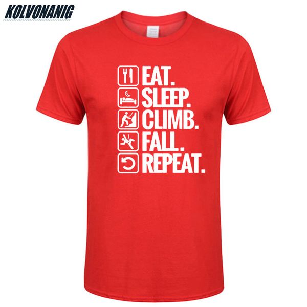 спорт 2019 summer men t shirt eat sleep climb падение печать смешные o-образным вырезом с коротким рукавом хлопок футболки альпинист мужская
спорт 2019 summer men t shirt eat sleep climb падение печать смешные o-образным вырезом с коротким рукавом хлопок футболки альпинист мужская