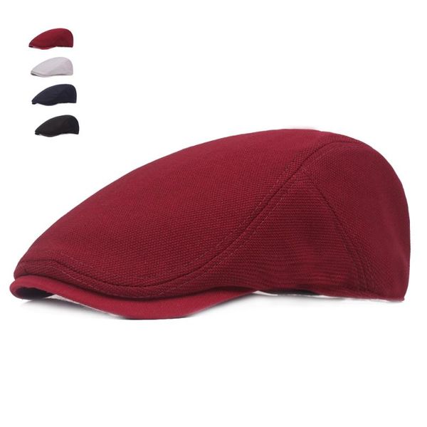 solid summer berets for men casual cotton caps men and women british style visors sun hats flat casquette, Blue;gray
solid summer berets for men casual cotton caps men and women british style visors sun hats flat casquette, Blue;gray