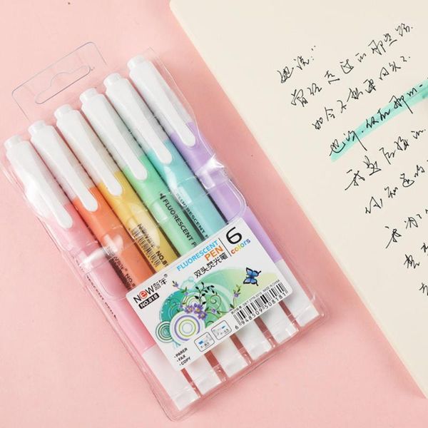 highlighters 6pcs/set cute highlighter pen candy color stationery double headed fluorescent marker mark office school supplies1, Black;red
highlighters 6pcs/set cute highlighter pen candy color stationery double headed fluorescent marker mark office school supplies1, Black;red