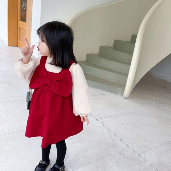 2020 girls' winter drs baby autumn girl's seersucker sve plush bottom shirt red bow skirt suit dkv2f4hp, Red;yellow
2020 girls' winter drs baby autumn girl's seersucker sve plush bottom shirt red bow skirt suit dkv2f4hp, Red;yellow