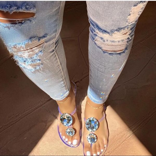 rd8y slippers women transparent new thick 2020 crystal fashion net red wear summer shoes heel high heel sandals medium summer, Black
rd8y slippers women transparent new thick 2020 crystal fashion net red wear summer shoes heel high heel sandals medium summer, Black
