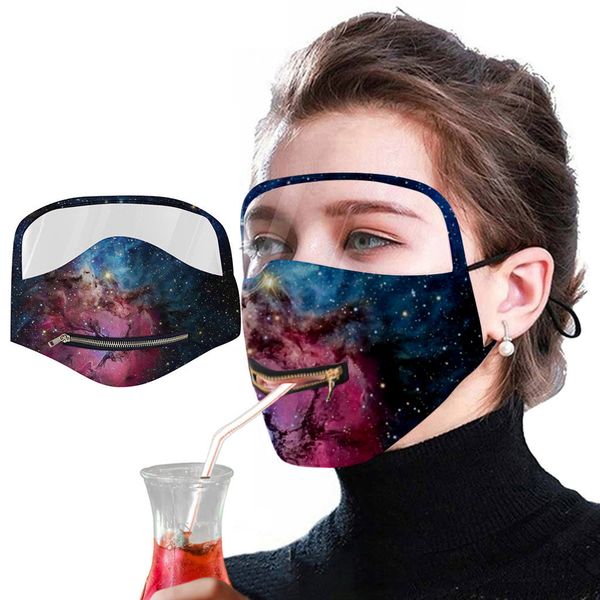 face 2020 reusable mask protective with eyes shield zipper opening design breathable print mouth cover #k3
face 2020 reusable mask protective with eyes shield zipper opening design breathable print mouth cover #k3