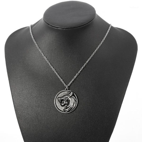 gothic wicc wild hunt wolf head metal necklace men medallion pendant chian boho necklaces jewelry accessories, Silver
gothic wicc wild hunt wolf head metal necklace men medallion pendant chian boho necklaces jewelry accessories, Silver