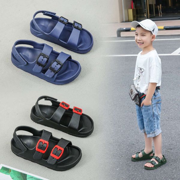 bottomed universi korean flat sandals chine antiskid children's beach sho students' summer boys' sports and leisure, Black;red
bottomed universi korean flat sandals chine antiskid children's beach sho students' summer boys' sports and leisure, Black;red