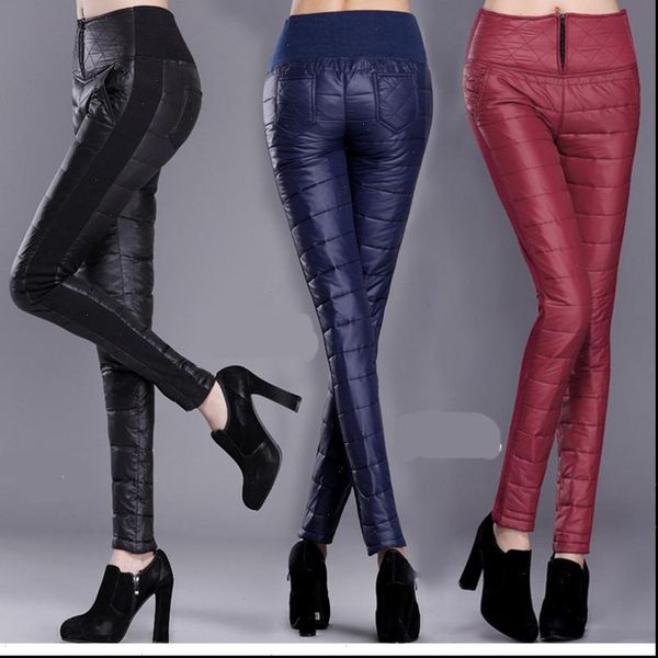 warm women pants 2020 winter casual skinny black thick double outerwear lace slim fitness pencil duck down pants female trousers, Black;white
warm women pants 2020 winter casual skinny black thick double outerwear lace slim fitness pencil duck down pants female trousers, Black;white