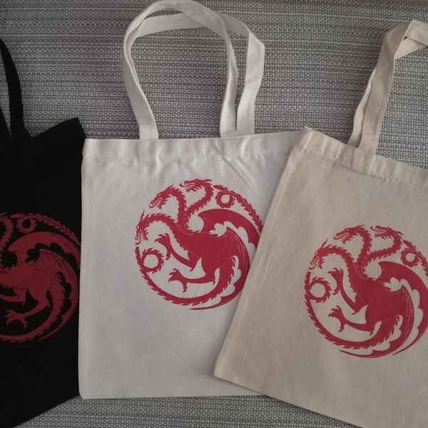 house targaryen dragon hand bag shoulder bag women men boys girls shopper tote canvas fans gift
house targaryen dragon hand bag shoulder bag women men boys girls shopper tote canvas fans gift