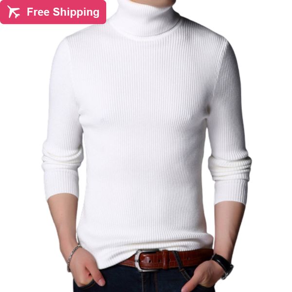 2021 new male turtleneck jersey thick winter classic cashmere sweater f9g3, White;black
2021 new male turtleneck jersey thick winter classic cashmere sweater f9g3, White;black