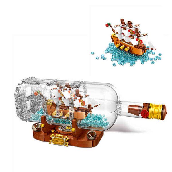 960pcs ship in a bottle building blocks brick diy toys 21313 collectible display set model ship toys gift for kids aa220303
960pcs ship in a bottle building blocks brick diy toys 21313 collectible display set model ship toys gift for kids aa220303