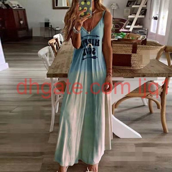 slim designer women dresses gradient color letters sling casual sleeveless v neck fashion womens dresses multi choice dress, Black;gray
slim designer women dresses gradient color letters sling casual sleeveless v neck fashion womens dresses multi choice dress, Black;gray