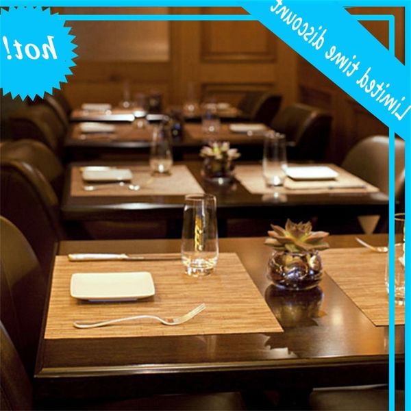 solid color pvc table bamboo pattern square insulation l slip and anti scald western food mat
solid color pvc table bamboo pattern square insulation l slip and anti scald western food mat
