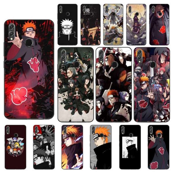 naruto akatsuki pain itachi mobile phone cover huawei honor 8x 8a 9 10 20 lite 30pro 7c 7a 10i 20i4fre