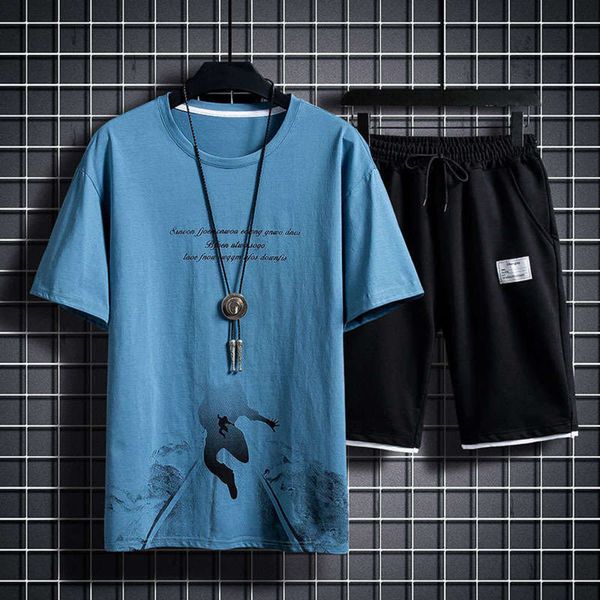 short shorts men's sports t-shirt casual suit summer printed korean half sleeve set price, Gray
short shorts men's sports t-shirt casual suit summer printed korean half sleeve set price, Gray