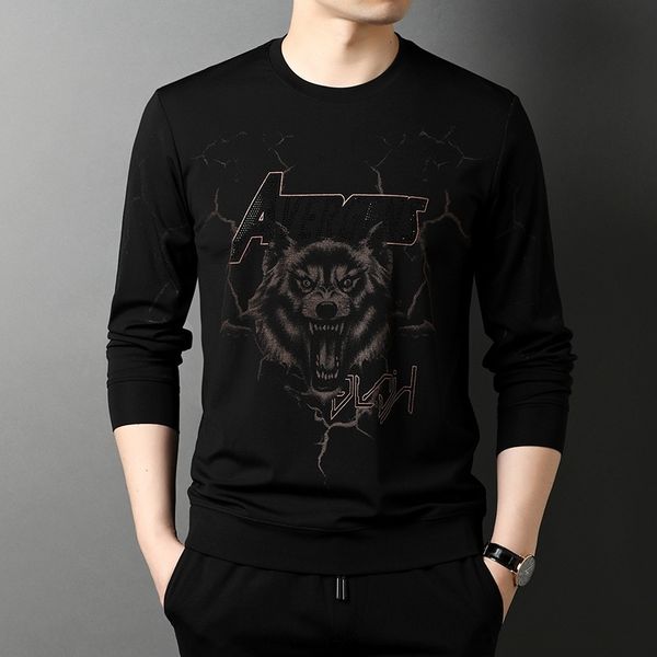 5txus 2020 fashion and autumn new casual spring trend wolf sweater sweaterhead neck youth korean slim round printing thin sweater for men aw, Black
5txus 2020 fashion and autumn new casual spring trend wolf sweater sweaterhead neck youth korean slim round printing thin sweater for men aw, Black