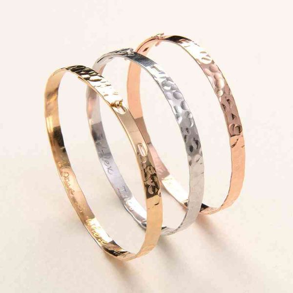 stainls steel jewelry personalised hammered flat bangle custom adjustable 18k gold bracelets women, Golden;silver
stainls steel jewelry personalised hammered flat bangle custom adjustable 18k gold bracelets women, Golden;silver