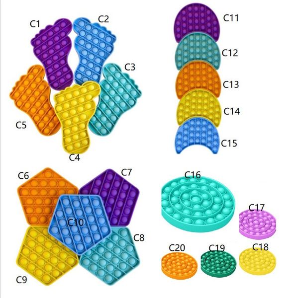 in stock kids push bubble sensory toy pops it fidget toys multi shape colors anti-stress squeezy toy squishy stress reliever gifts h12101
in stock kids push bubble sensory toy pops it fidget toys multi shape colors anti-stress squeezy toy squishy stress reliever gifts h12101