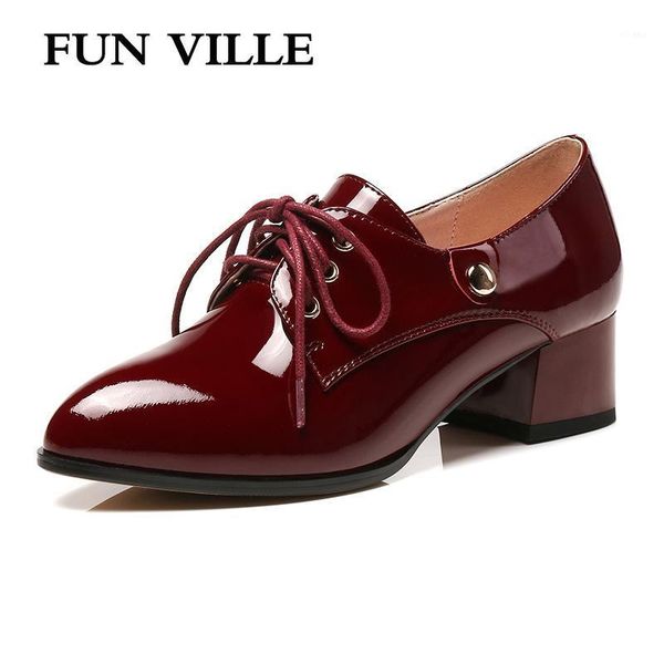 dress shoes fun ville british style 2021 spring woman pumps patent leather work for women mature ladies lace up size 34-431, Black
dress shoes fun ville british style 2021 spring woman pumps patent leather work for women mature ladies lace up size 34-431, Black