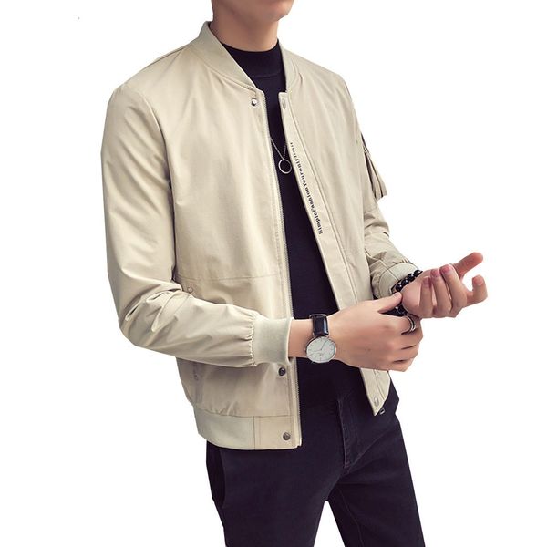 new arrival spring men's jackets solid fashion coats male casual stand collar bomber slim jacket outerdoor overcoat top, Black
new arrival spring men's jackets solid fashion coats male casual stand collar bomber slim jacket outerdoor overcoat top, Black