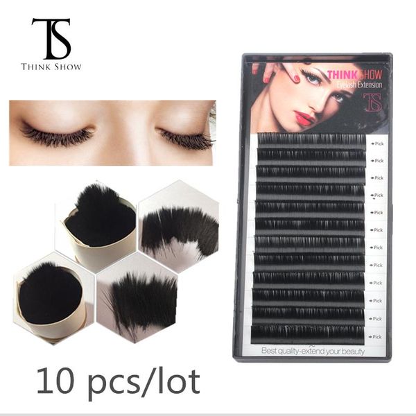 thinkshow 10 trays faux mink individual eyelash extension b/c/d curl extended lashes pro soft false eyelashes extension cilia
thinkshow 10 trays faux mink individual eyelash extension b/c/d curl extended lashes pro soft false eyelashes extension cilia