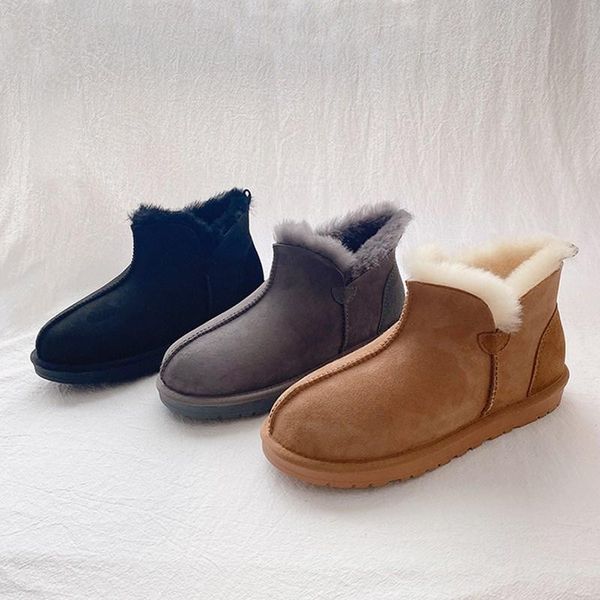 ankle boots 2020 fashionable real wool leather boots 100% natural fur warm winter mini ladies snow, Black
ankle boots 2020 fashionable real wool leather boots 100% natural fur warm winter mini ladies snow, Black