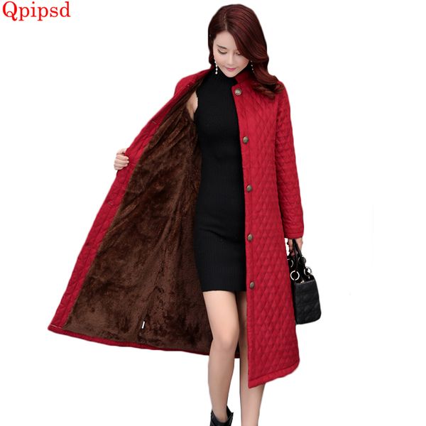 winter cotton parkas female long thicken warm cotton-padded coats new retro embroidery cotton jacket coat womens clothing, Black
winter cotton parkas female long thicken warm cotton-padded coats new retro embroidery cotton jacket coat womens clothing, Black