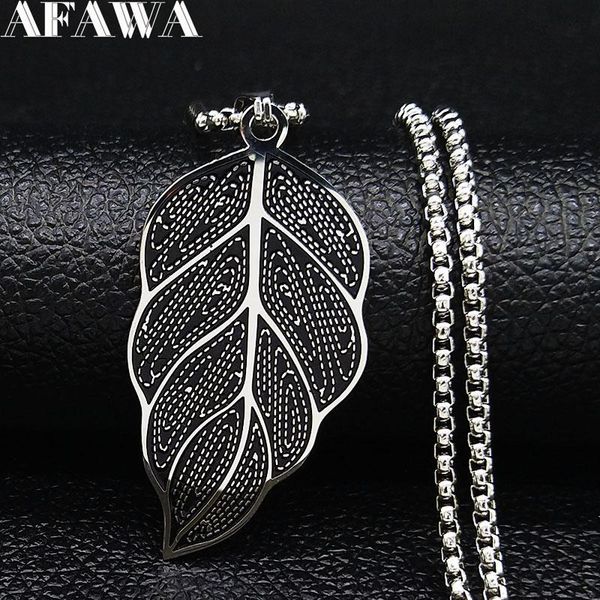 pendant necklaces 2021 leaf stainless steel chain necklace women silver color pendants jewelry acero inoxidable joyeria mujer n564s02
pendant necklaces 2021 leaf stainless steel chain necklace women silver color pendants jewelry acero inoxidable joyeria mujer n564s02